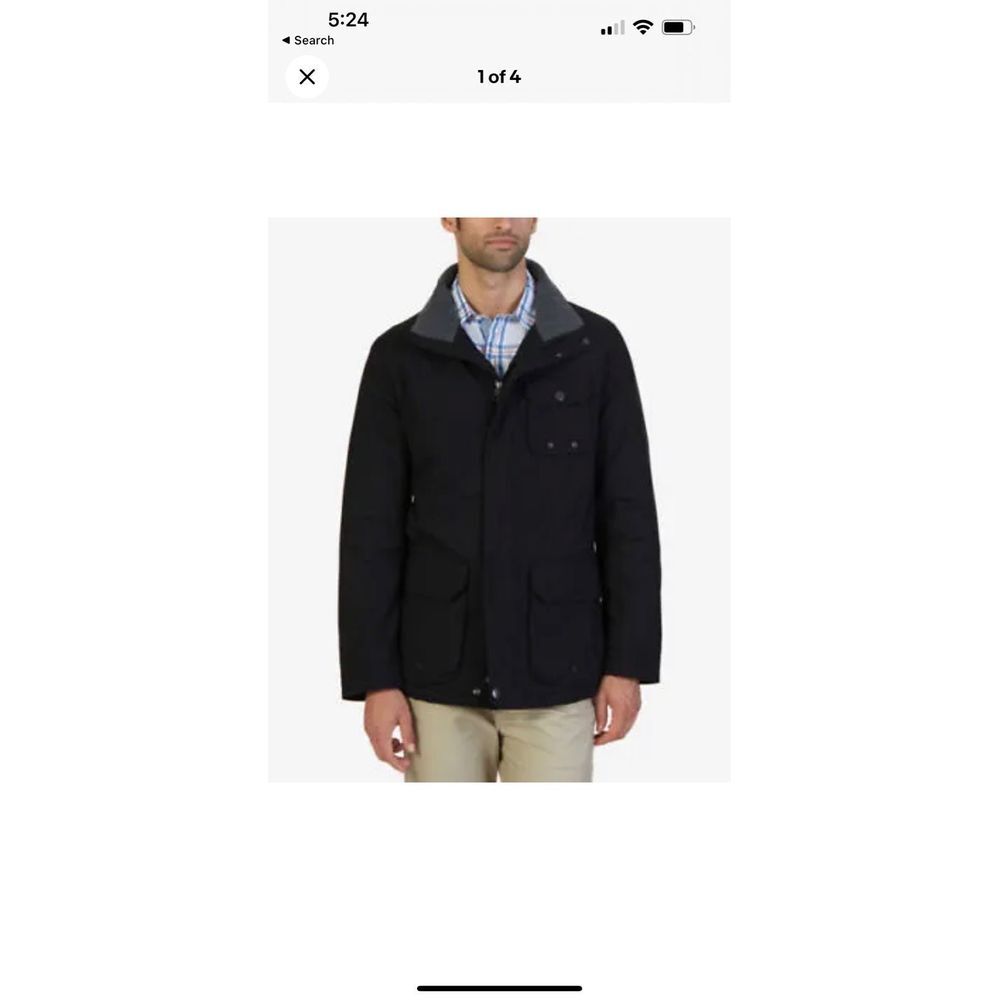 Náutica Men's‎ True Black Jacket new
